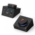 TobenONE 10-in-1 Shortcut-Key Docking Station with 4 Shortcut Buttons and Volume Knob - UDS048